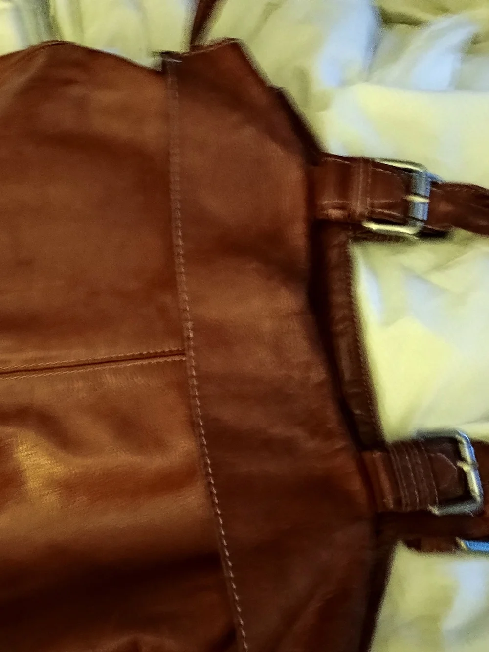 SUNDANCE BROWN ITALIAN LEATHER HANDBAG!! BEAUTIFUL! DISTRESSED